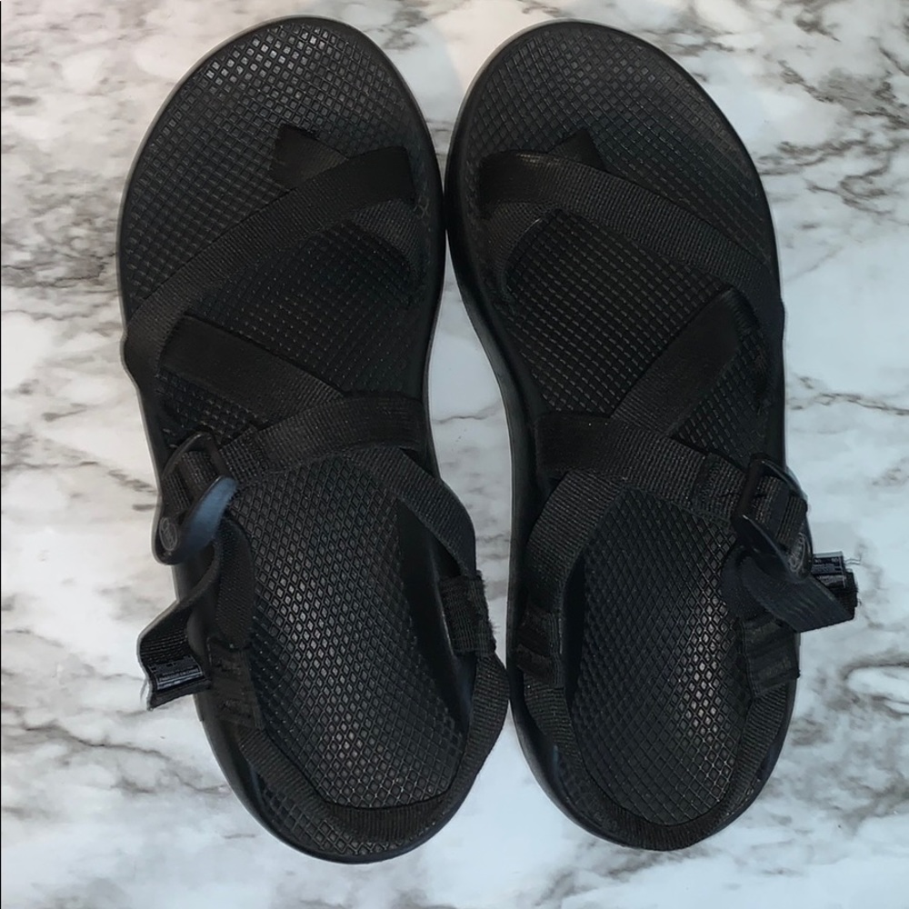 Men’s all black Chacos size 12